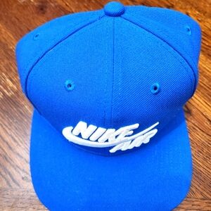 Nike Air Snapback Baseball Cap Hat Blue Youth